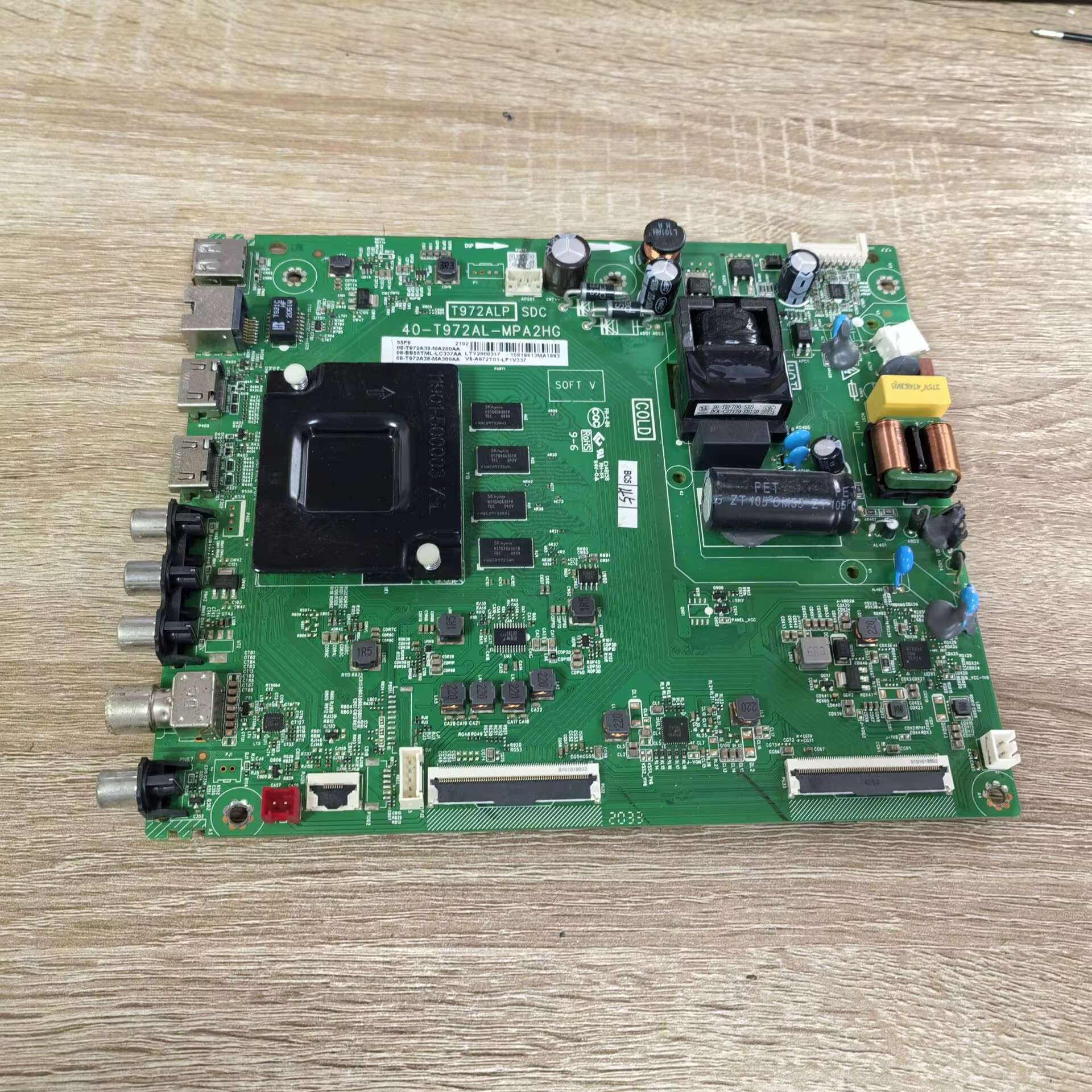 TCL55F855L8主板40-T972AL-