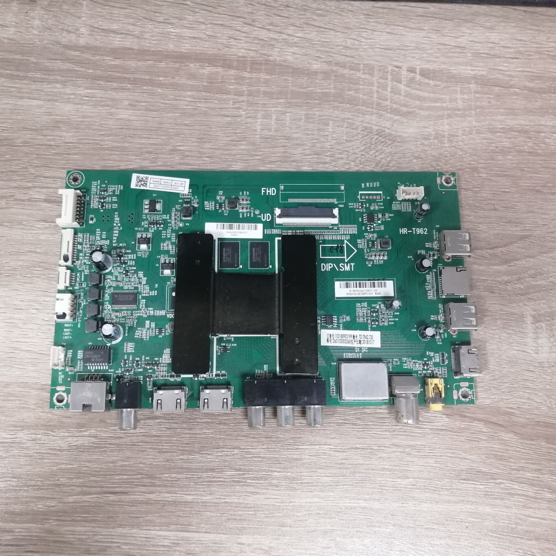 海尔LS50AL88K51主板0091802191 0090727428G屏CC495PU1L01实物图 - 实物图