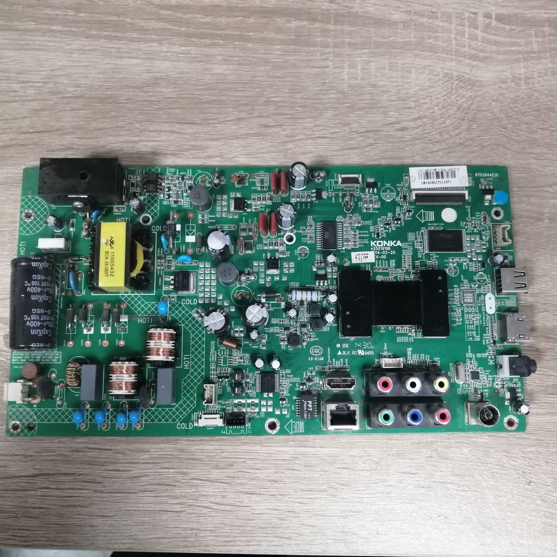 原装康佳LED40F1300NF主板3501