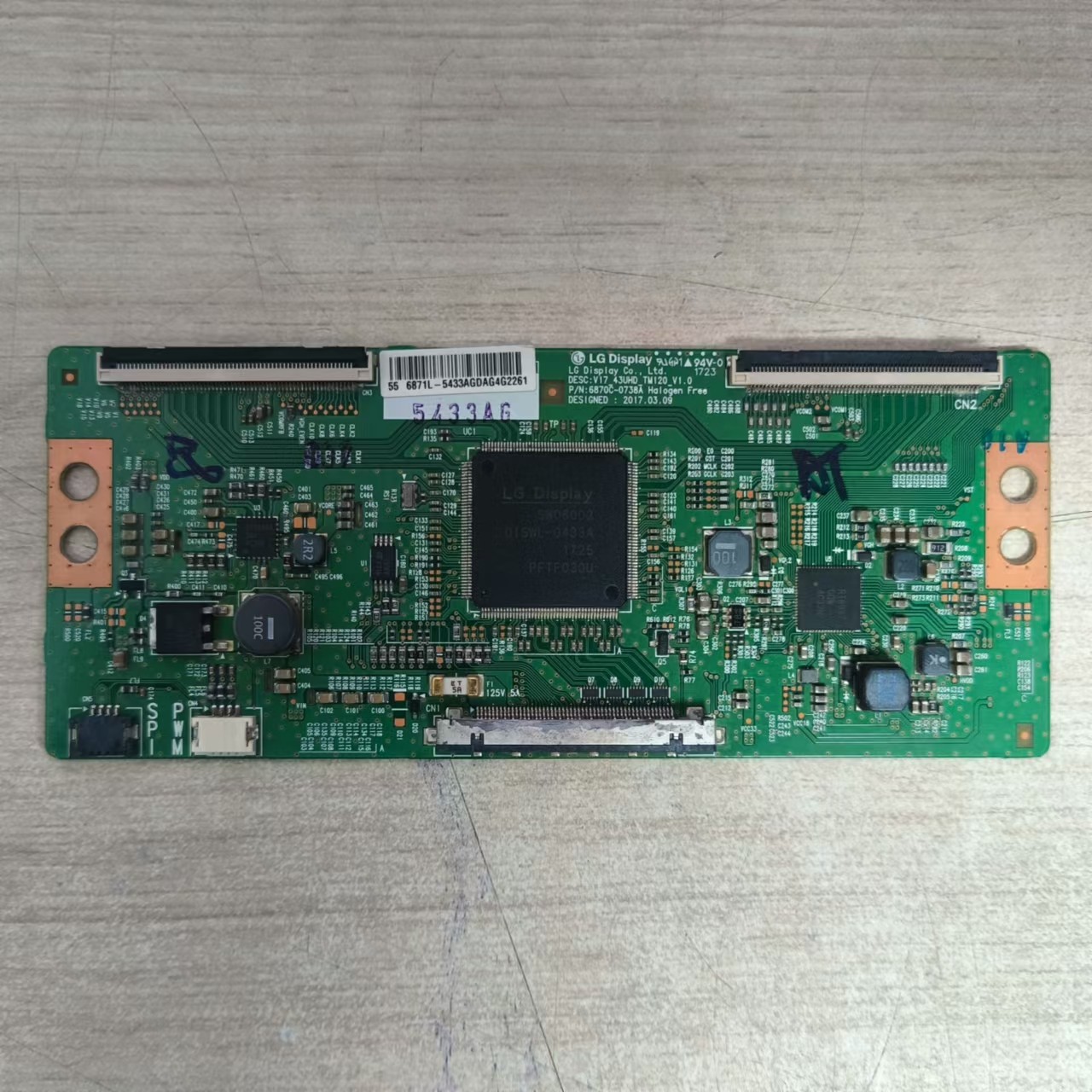 Z原装现货长虹55U1A 55Q5K 55A3U 55Q3TA逻辑板6870C-0738A测好发