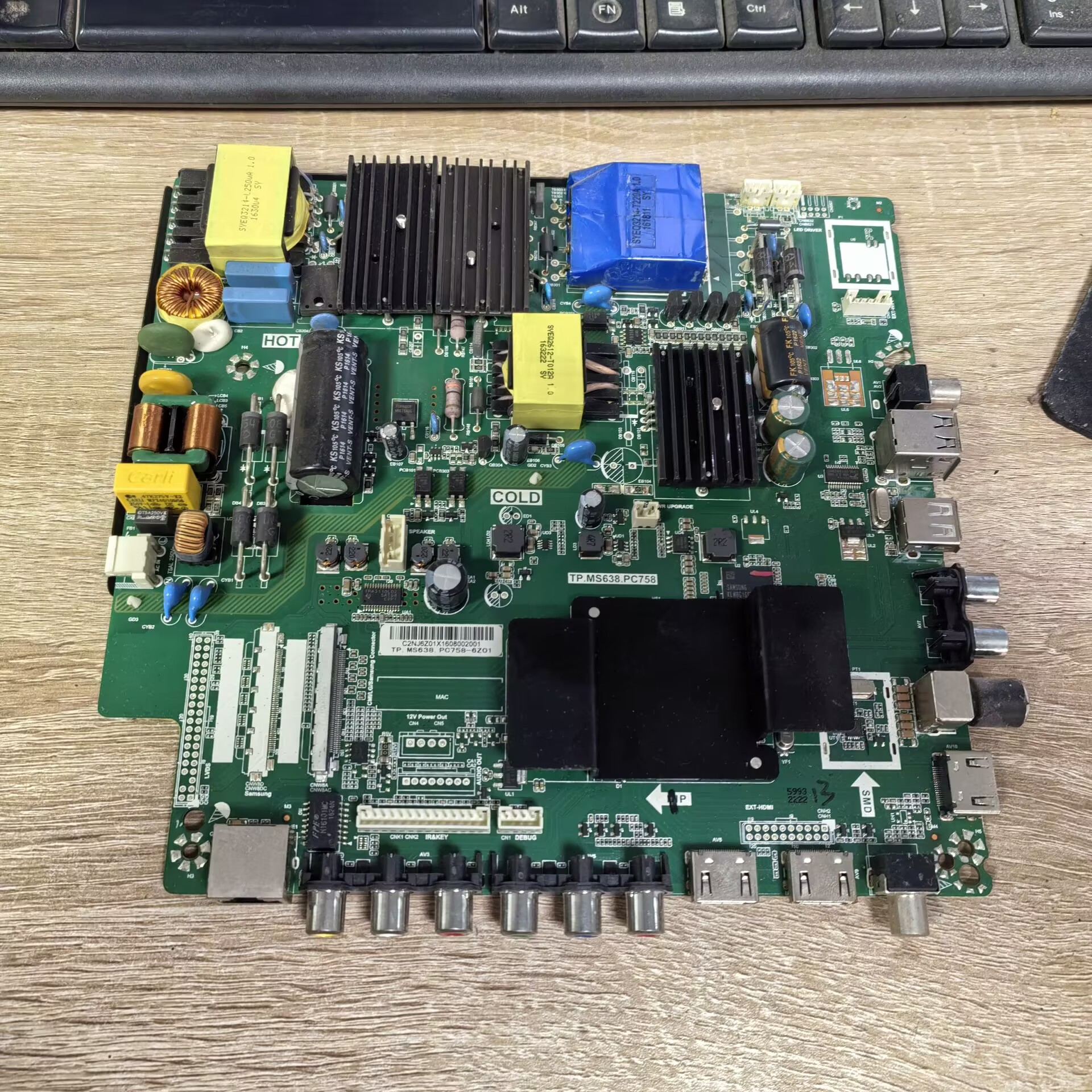 先锋LED55U760主板TP.MS638.P