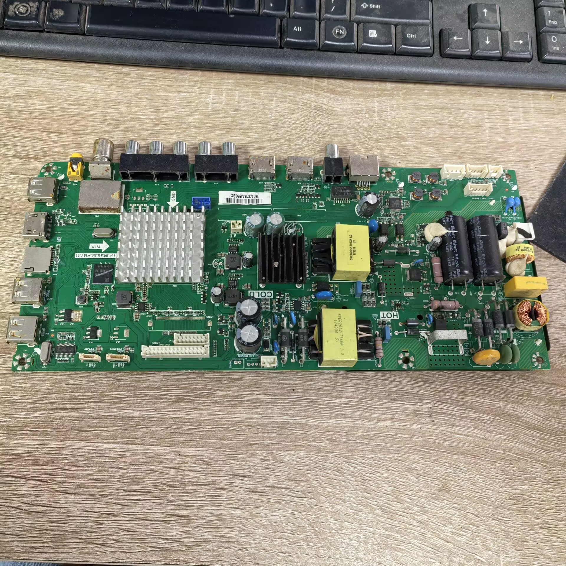 海尔48A6M电视主板TP.MS638.PB