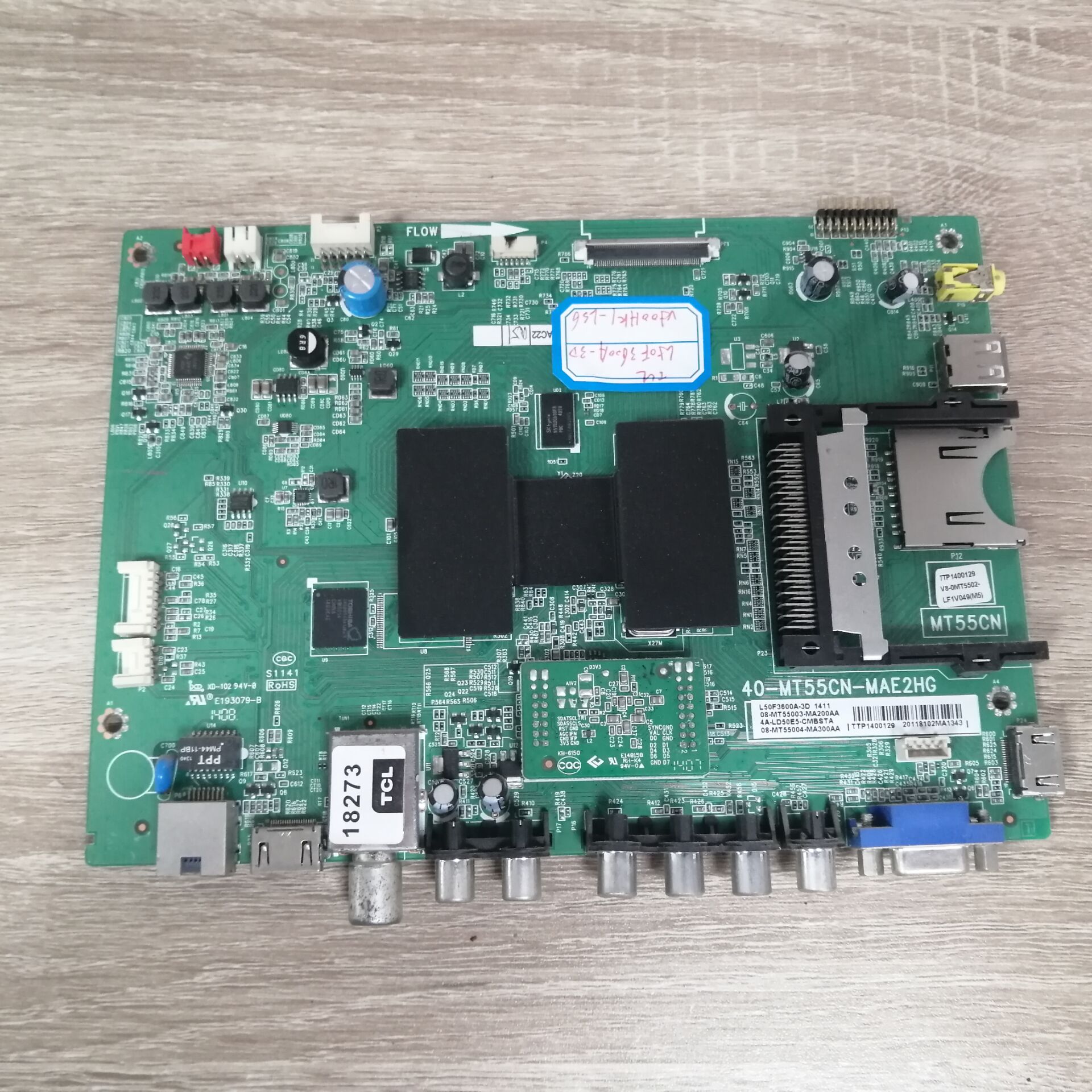 TCLL50F3600A-3D主板40-MT5