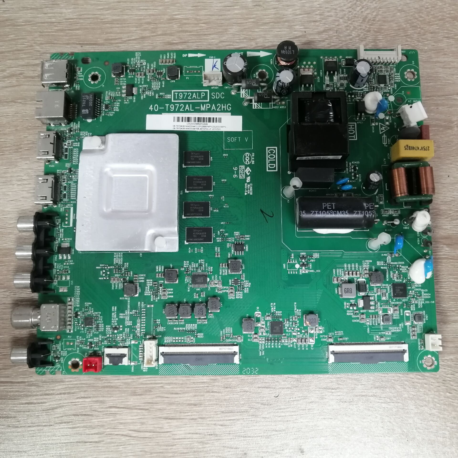 TCL55L8液晶电视主板40-T972AL