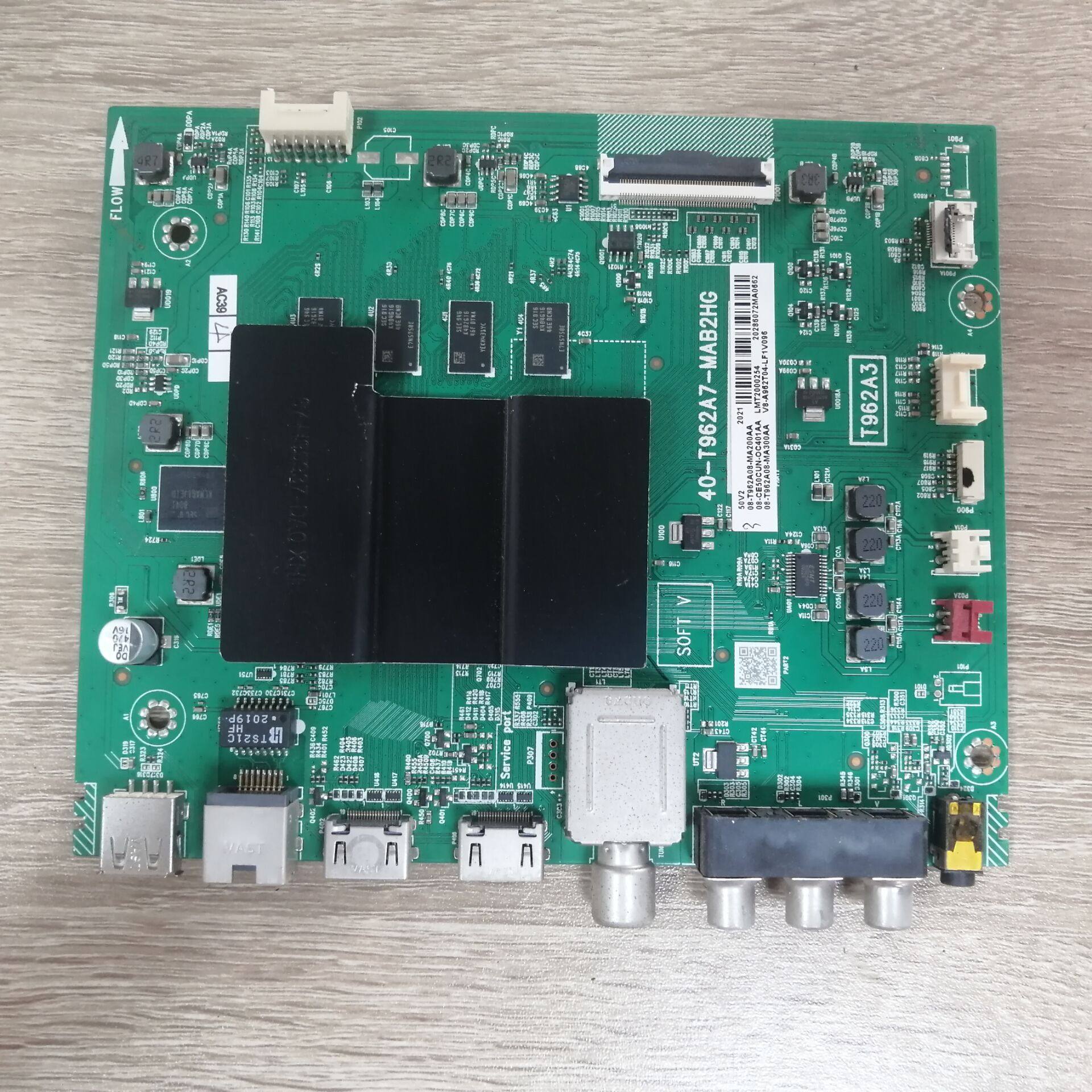 TCL50V2电视主板40-T962A7-M