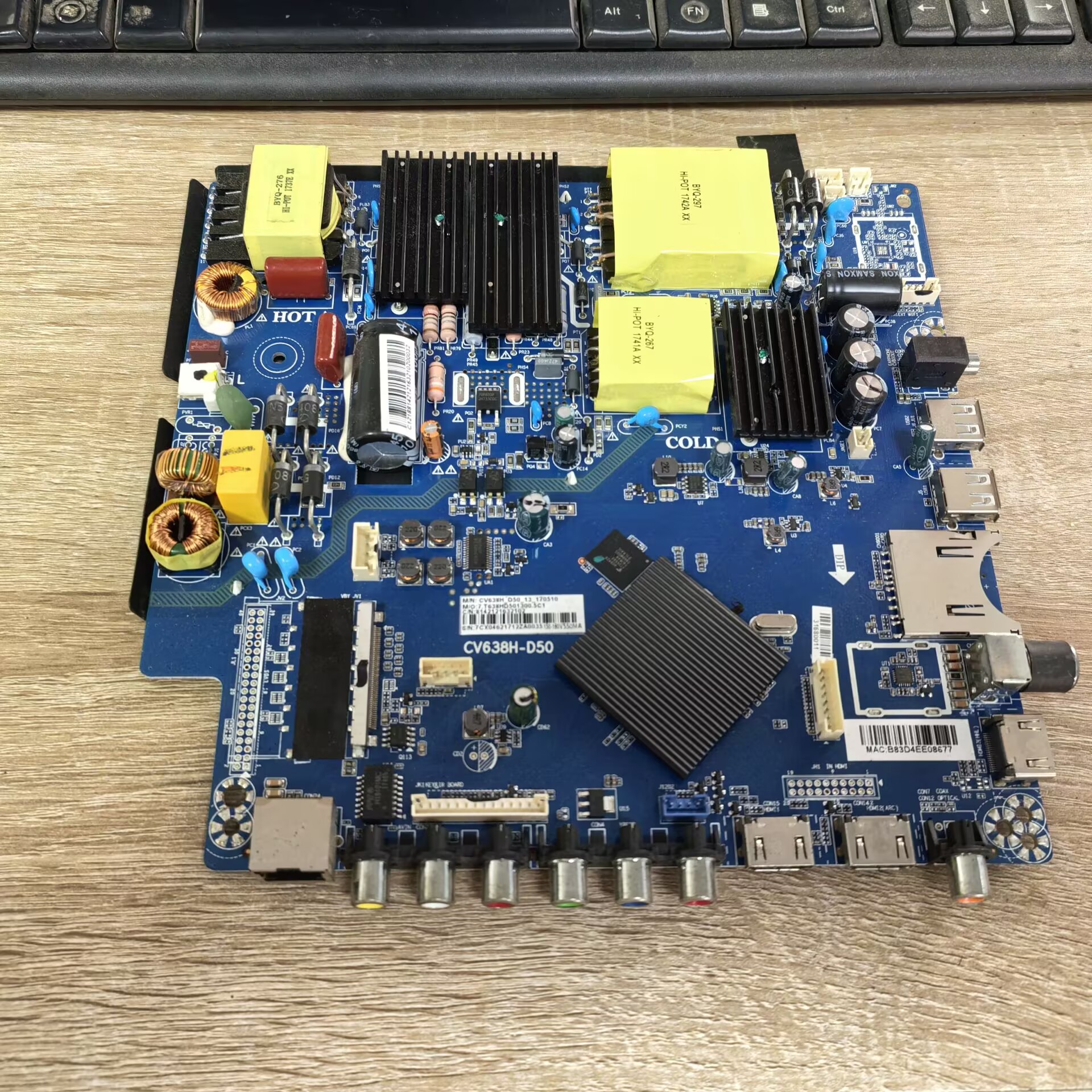 海尔LS55AL88T71主板CV638H-D50