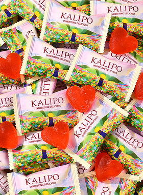 喜糖散装高端心型心形橡皮糖QQ果汁软糖红色婚礼婚庆结婚糖果批发