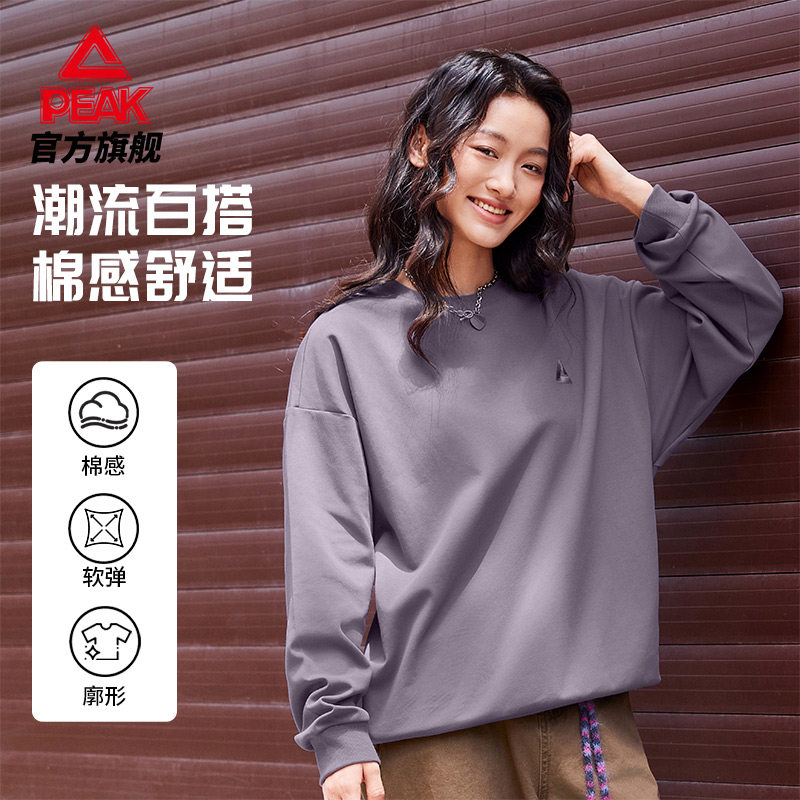 匹克街头休闲卫衣女户外T恤