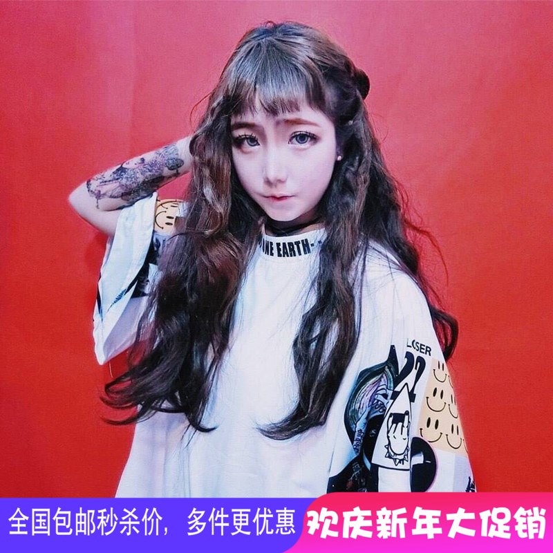姐妹闺蜜夏装七分中袖女t恤衫中学生学院风韩版宽松短袖上衣bf潮在类目 女装/女士精品, T恤中 - 来自Buy2taobao.com提供专业的淘宝代购服务