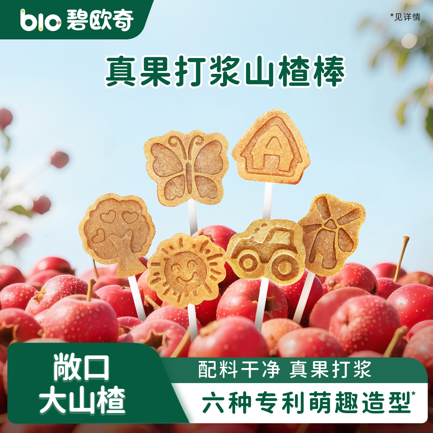 碧欧奇儿童开胃零食山楂棒