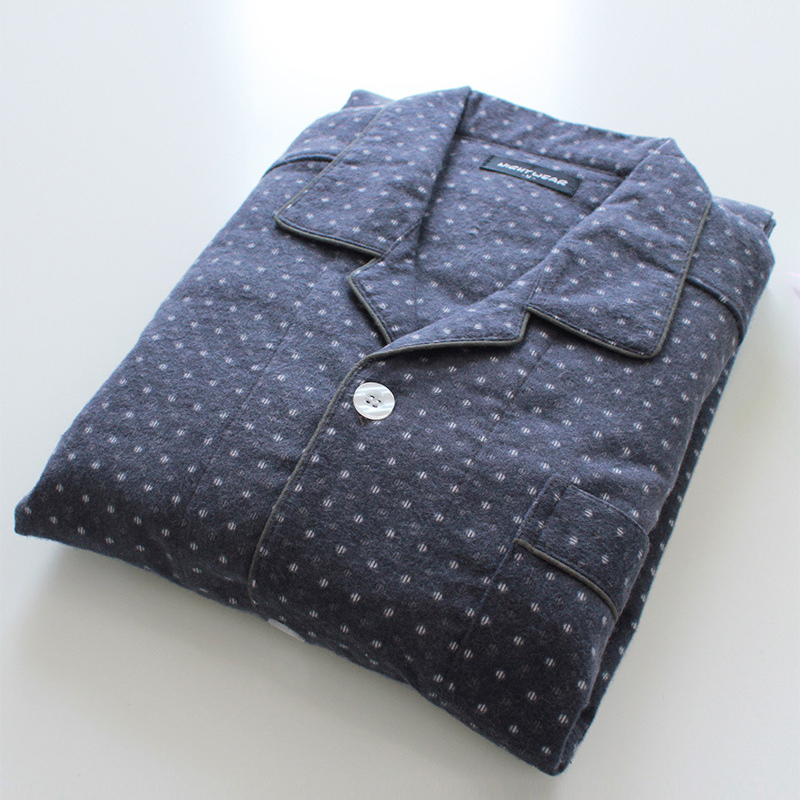 日单秋冬男士磨毛家居服