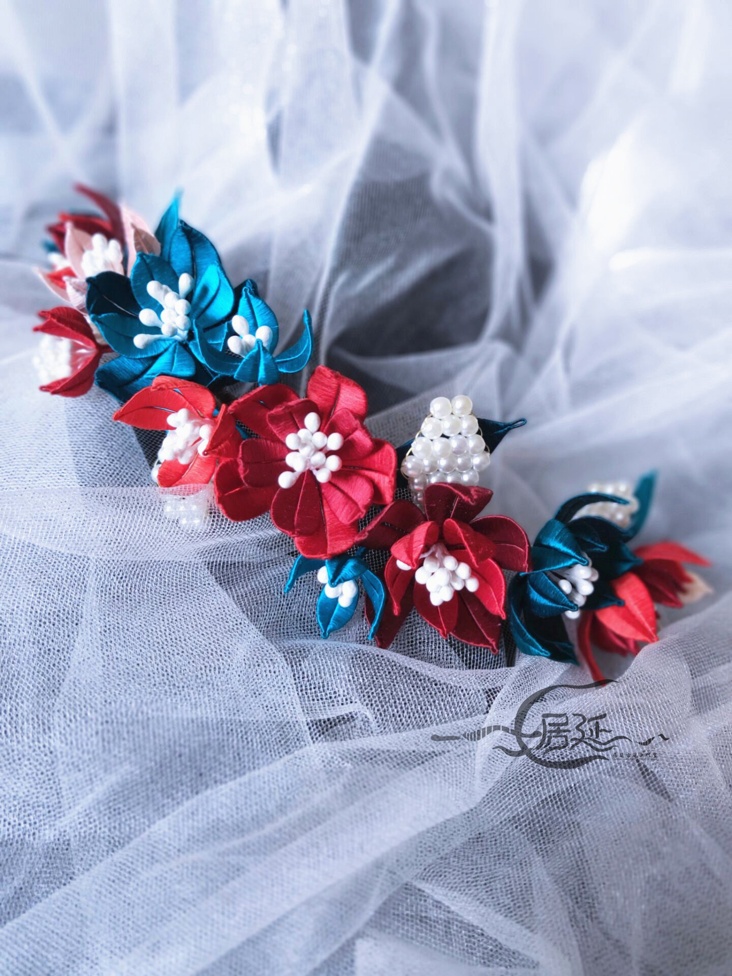 大明风华款缠花发簪纸模纸样纸板图纸图样350ga4白卡纸手工dy模板