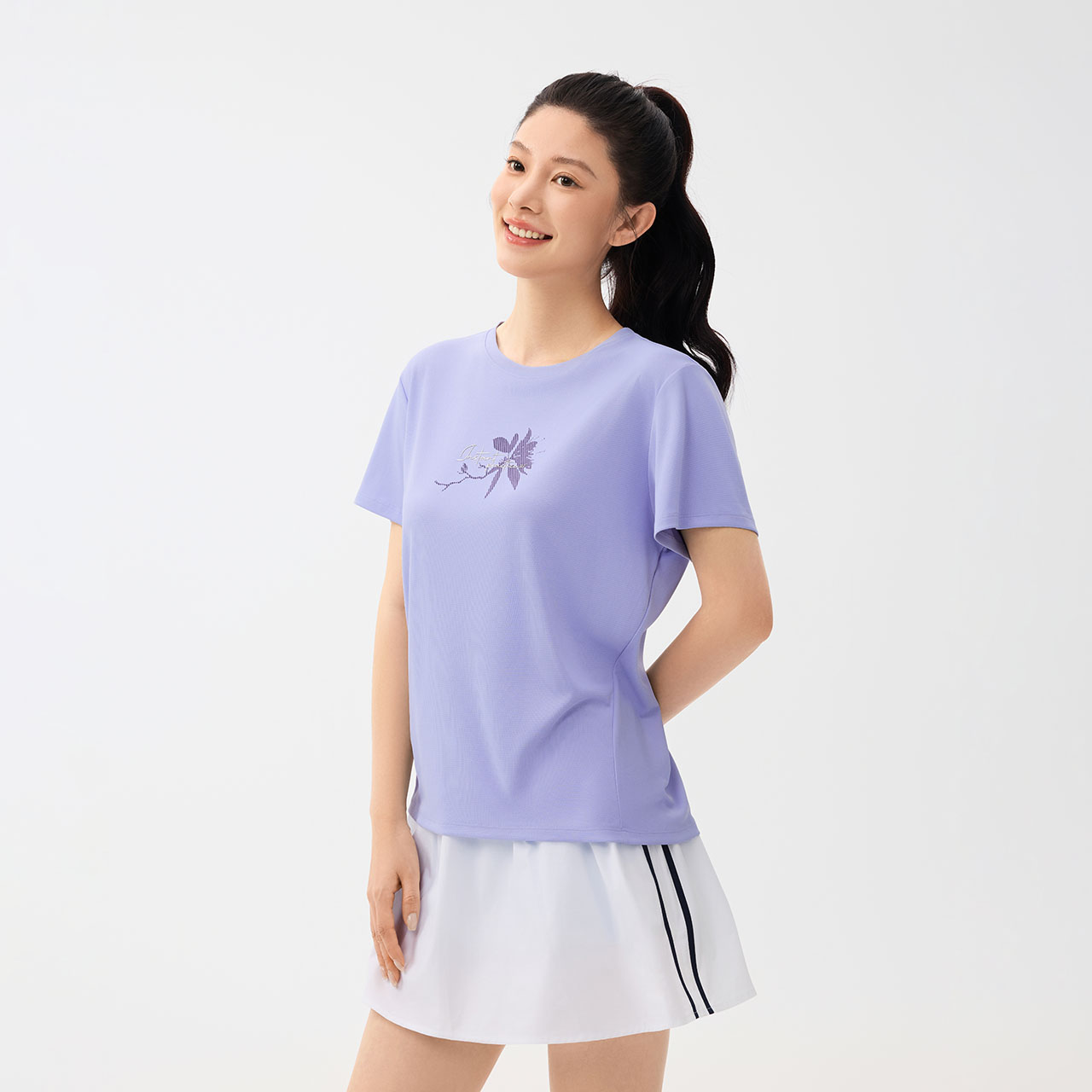361运动T恤女2026夏季新款圆领速干透气短袖女士宽松显瘦休闲上衣