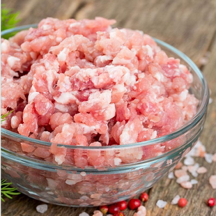 华腾桐香新鲜肉末前腿后腿猪肉末三肥七瘦顺丰爽滑饺子云吞猪肉馅