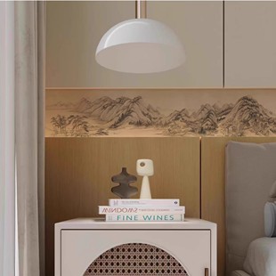 新中式古典壁纸富春山居图横版宋式美学中古风定制无缝墙布壁画