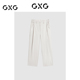 品 GXG男装 2024春季 双色直筒长裤 G24D022058 经典