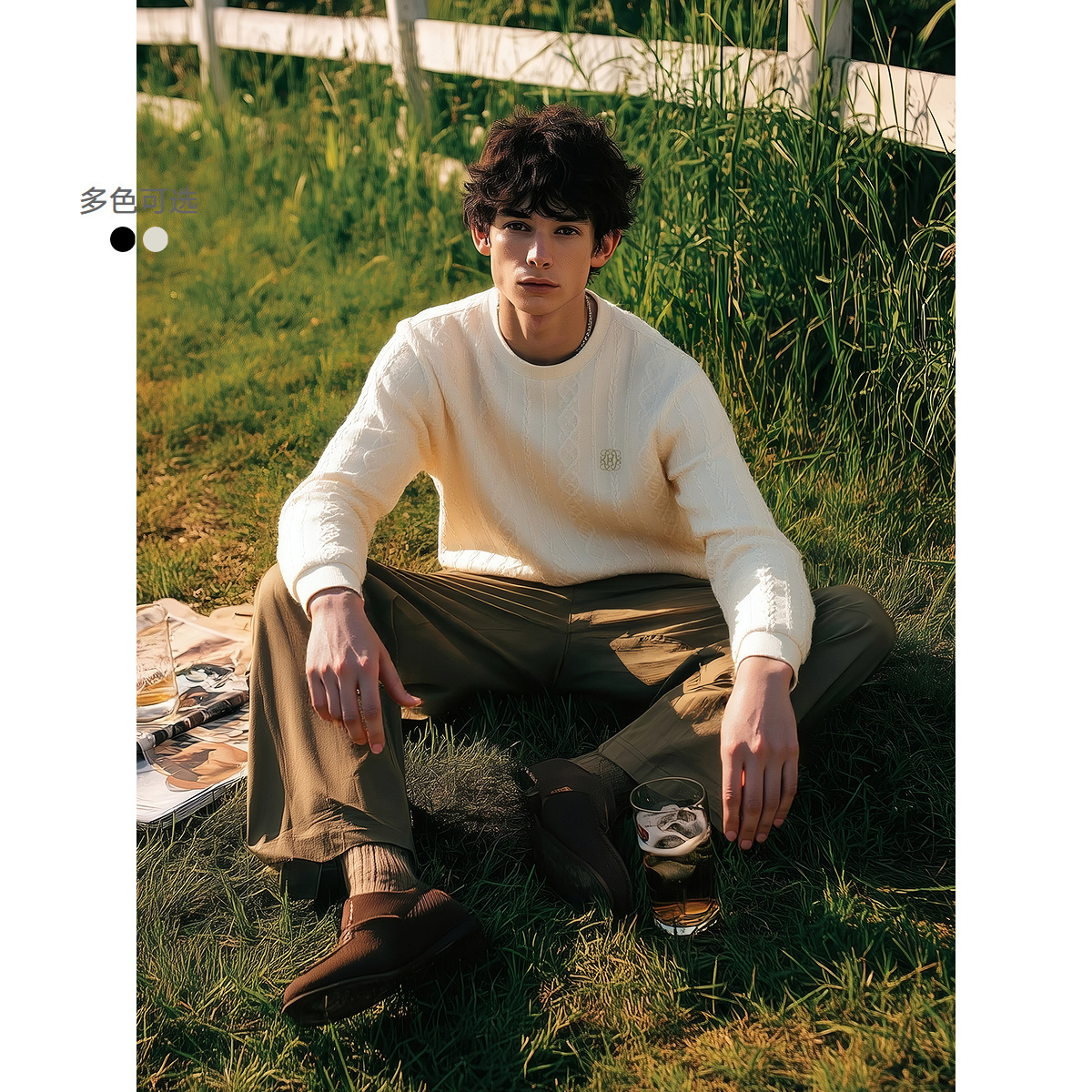 绞花提花-复古精致