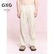 宽松卫裤 通勤男士 弹力长裤 25年夏季 GXG男装 新品 直筒针织休闲裤