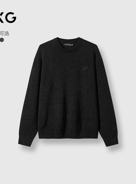 25冬季新品 GXG男装圆领毛衣针织衫男休闲韩系百搭通勤内搭线衫