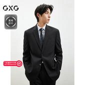外套男 GXG男装 G25D011002 反光时尚 西装 通勤西服男25年春季 新品