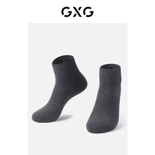 黑色男士袜子GXG吸汗运动夏季