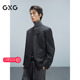 圆领西装 GXG男装 中式 男通勤外套24年冬品G24X014007