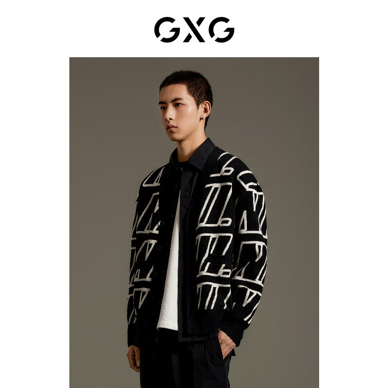 GXG男装商场同款黑色