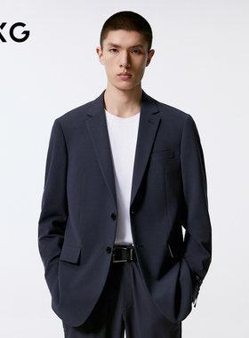 GXG男装 不易皱休闲通勤西装男士正装 24年秋G24X133006
