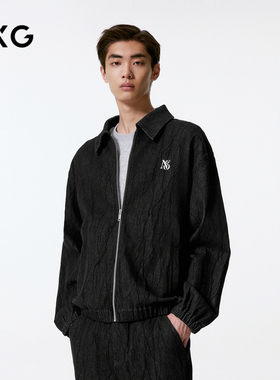 GXG男装  纹理感牛仔夹克男外套 24年秋品G24XE83002