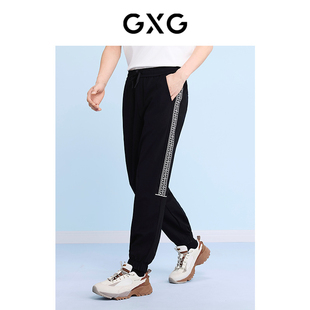 24年夏G24X022032 透气运动裤 GXG男装 可水洗针织休闲裤