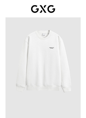 GXG男装 多色加绒圆领卫衣 2023年冬季品GEX13129394