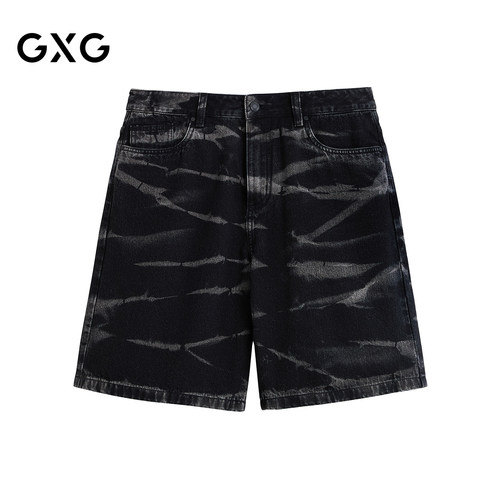 GXG男装 商场同款直筒牛仔短裤 2026夏季新品G26X252014