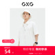 衬衫 GXG男装 潮流字母印花短袖 23年夏品GE1230808C