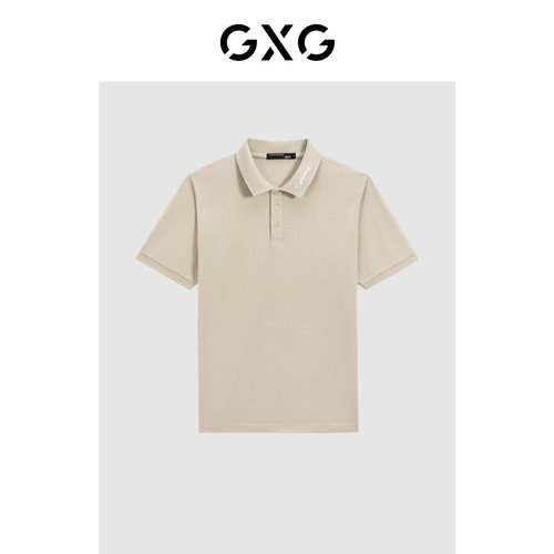 GXG男装双色休闲刺绣短
