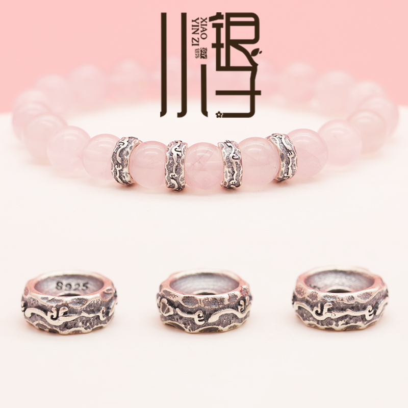 做旧小孔花纹盘缠串隔珠