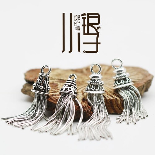 蛇骨链流苏耳坠挂饰纯银吊坠