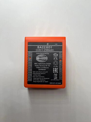BA223030 BA223031电池 天车行车盾构机拼装机 HBC遥控器3.6V