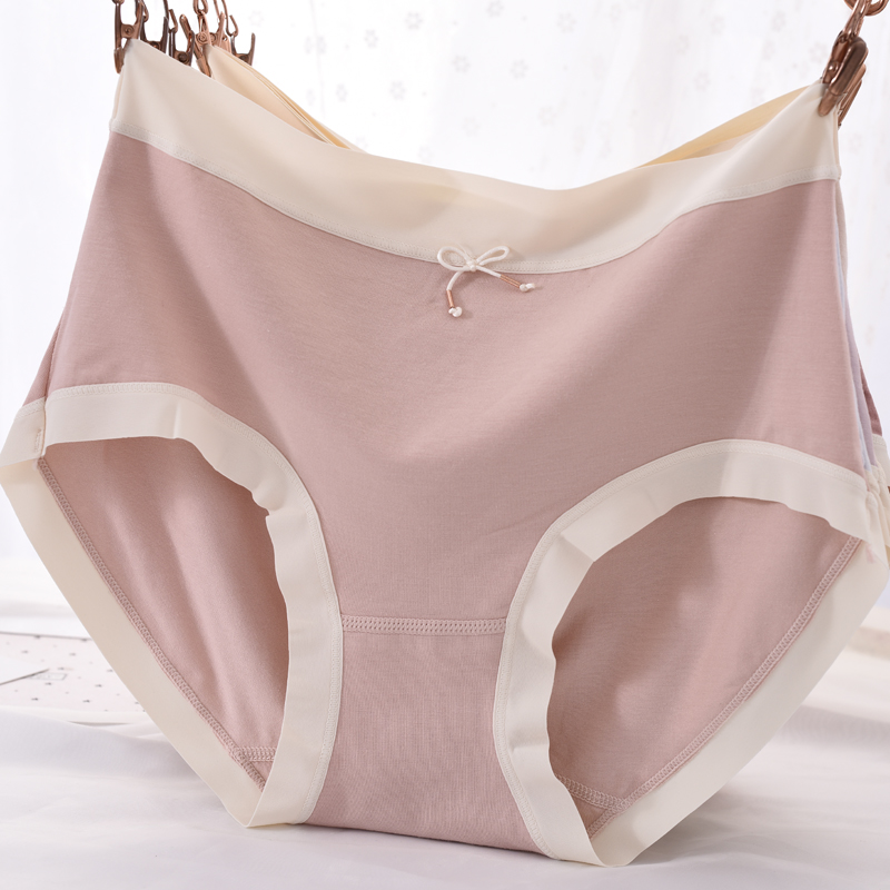 莫代尔棉宽松大码中腰内裤