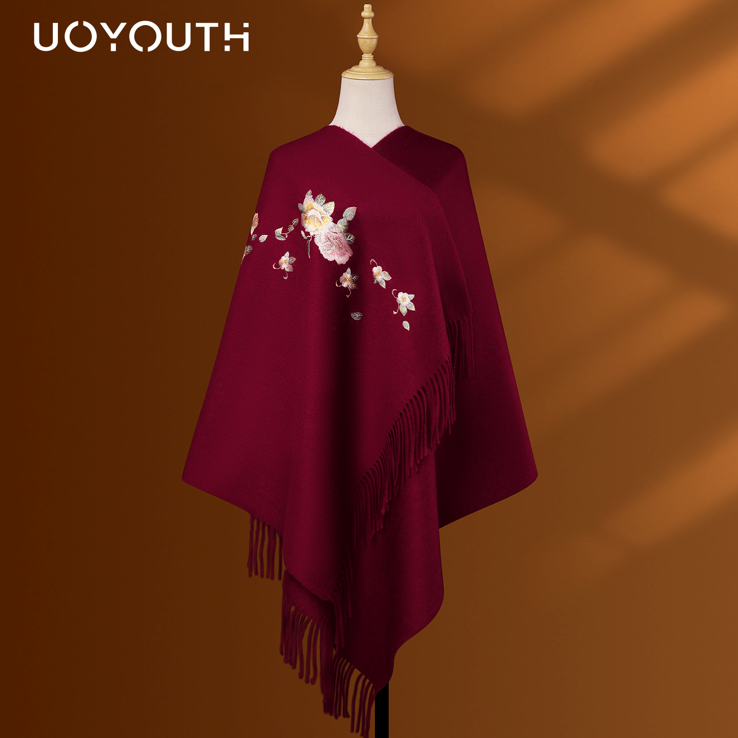 红色披肩婚礼妈妈女外搭2025新款