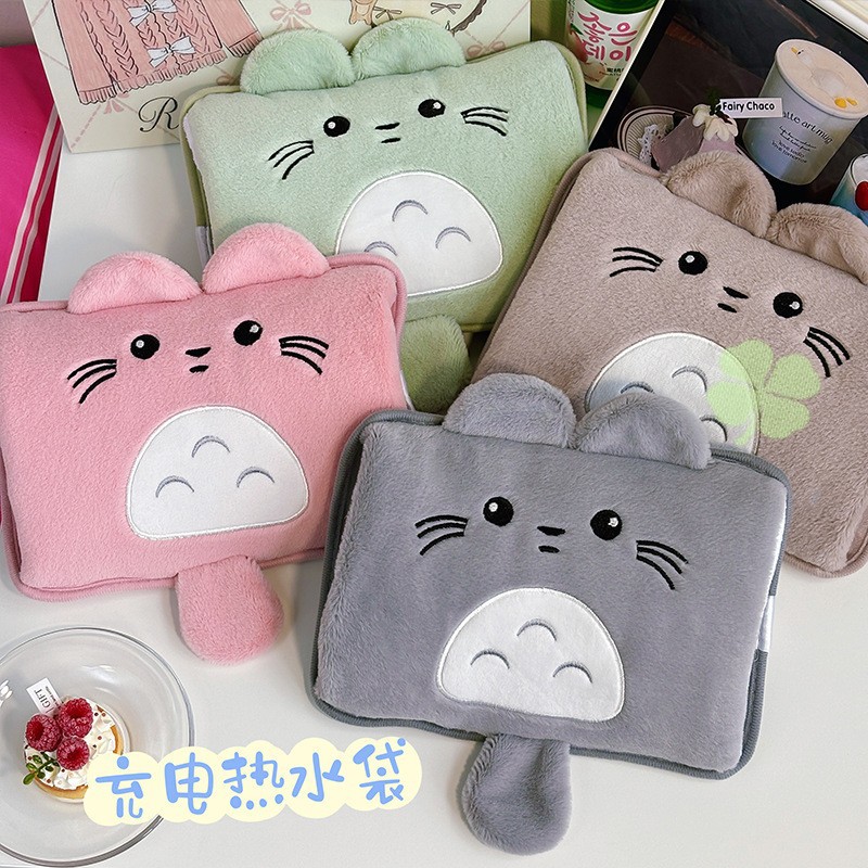 暖水袋新款充电热水袋毛绒可爱学生冬季热敷暖手宝暖脚防爆暖宝宝