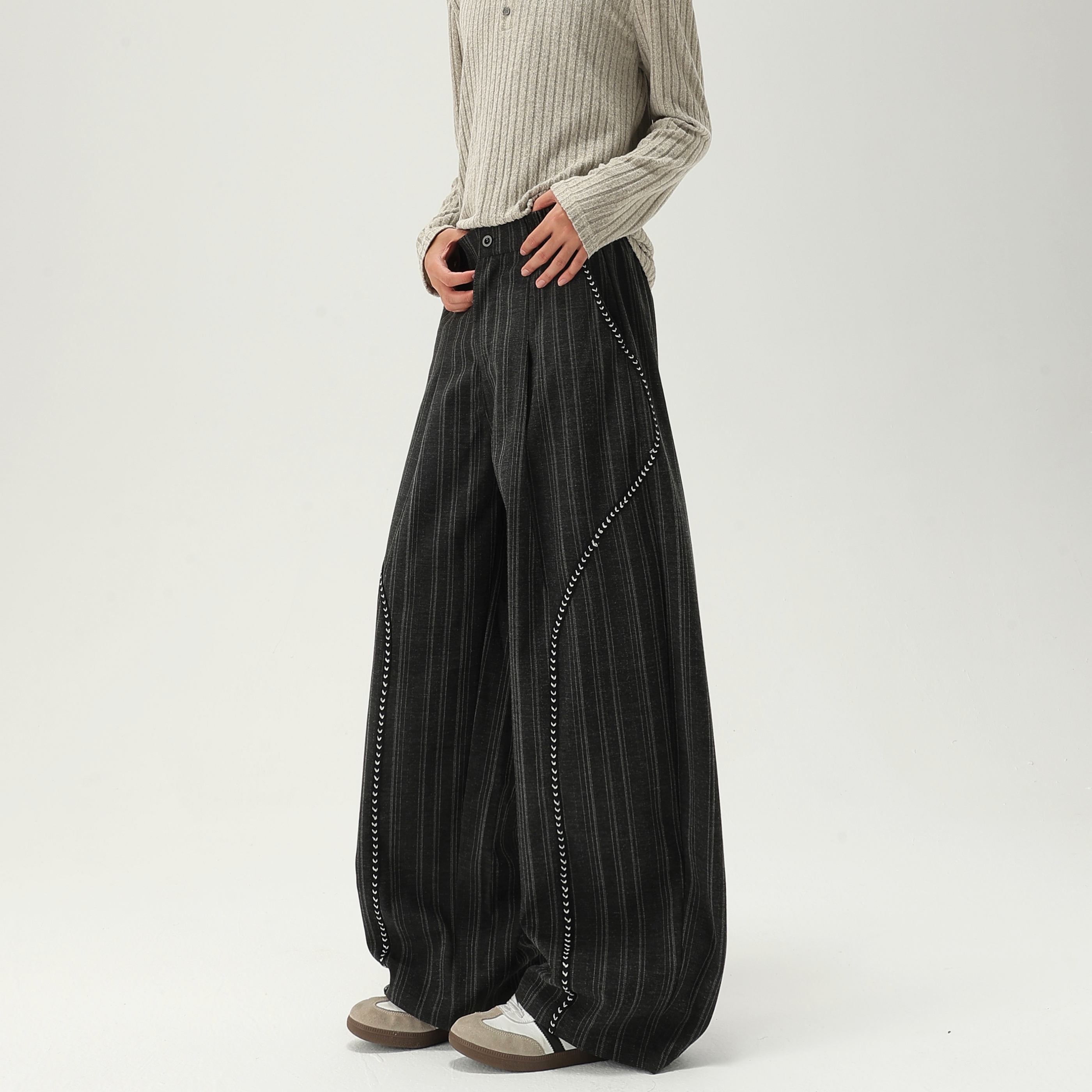 现货秋冬老钱风休闲裤8636P53，男装休闲裤，星座517-3