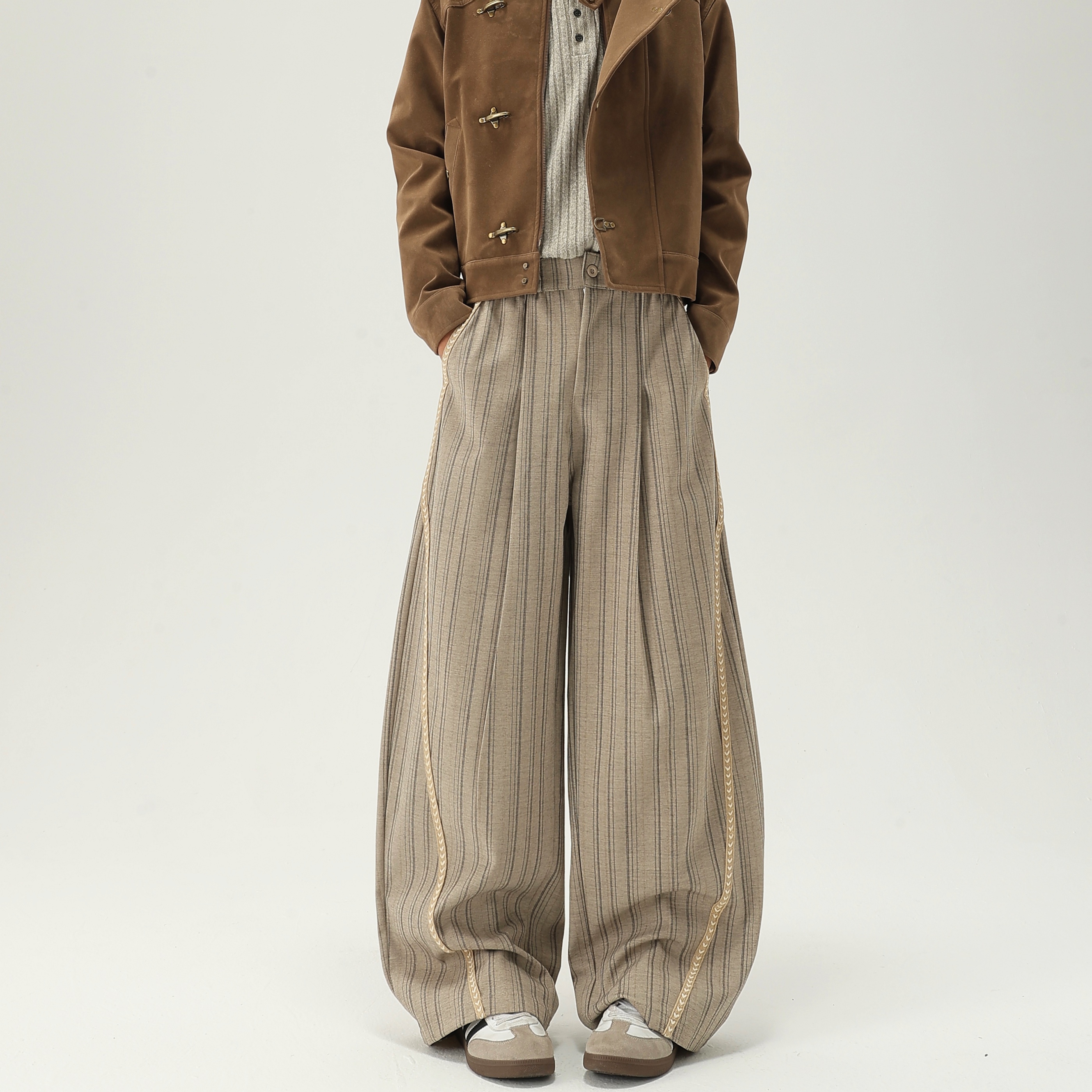 现货冬季老钱风休闲裤8636P53，男装休闲裤，星座517-3