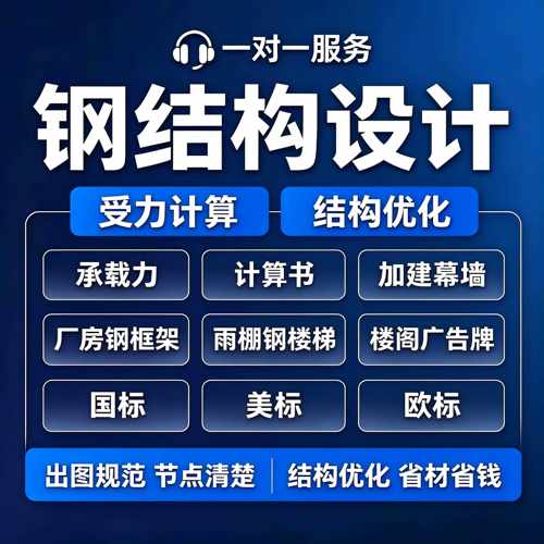 钢结构计算结构计算书欧标美标计算书受力分析荷载报告受力计算书