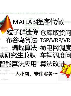 matlab代做粒子群蚁群算法路径规划微电网调度布局优化车间调度