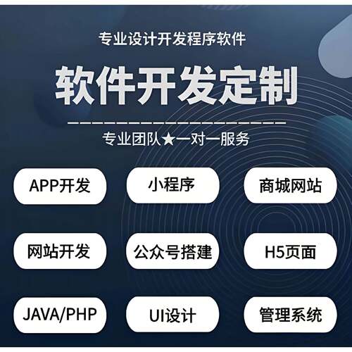 软件定制开发java python c# h5 php 小程序 app网站