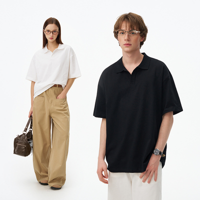 bosie潮流纯棉POLO衫短袖T恤男女