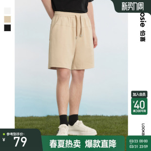 bosie夏季 新款 中短裤 情侣彩色抽绳五分裤 系列 男士 新品 熹