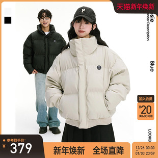 短款 高街痞帅上衣情侣美式 复古棉服加厚棉衣 新款 bosie2025年冬季