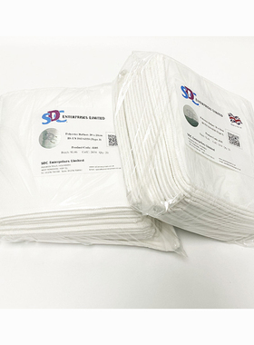 SDC陪洗布ISO伴洗布4105欧标加重伴洗布聚酯TYE3缩水率 20cmx20cm