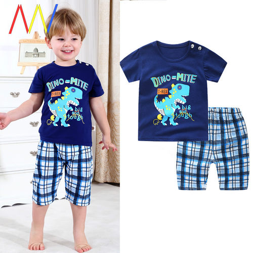 Baby Boys Girls Summer Kids Clothes T-shirt shorts for boy
